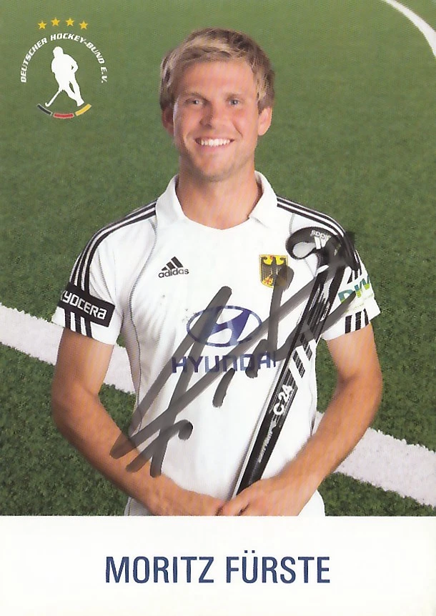 Moritz Fürste:Olympia Gold 2008+2012, Bronze 2016,WM 1.2006,EM 1.2011 Hockey GER - Bild 1 von 1