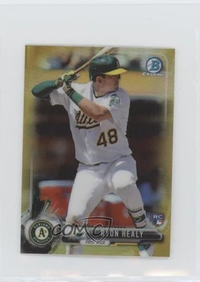 2017 Bowman Chrome Minis Base Rookies Gold Refractor /50 Ryon Healy #35 RC - Image 1 of 2