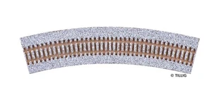 Tillig 86355 Gebogene Gleisbettung für R31-R32, 30°, TT - Bild 1 von 1