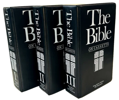 Vtg The Bible on Cassette King James Old Testament Set Volumes 1-3 1985 - Image 1 of 4