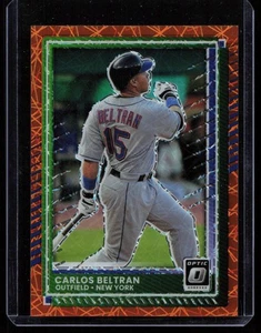 2025 Donruss #4 Carlos Beltran Orange Laser - Picture 1 of 2