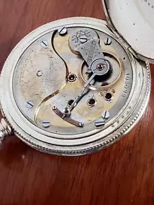 COLUMBUS 18SZ POCKET WATCH 2 TONE MOVEMENT MULTI GF CASE 1887 - Picture 1 of 14