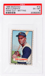 1965 Bazooka #14 Roberto Clemente PSA 6