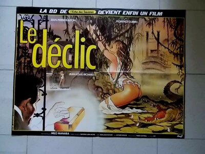 Milo Manara :  Affichette du Film " Le Déclic , 1985 , ( 80 cm  / 60 cm ) - Photo 1/4
