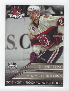 Adam Clendening 2013-14 Rockford IceHogs (Columbus Blue Jackets)
