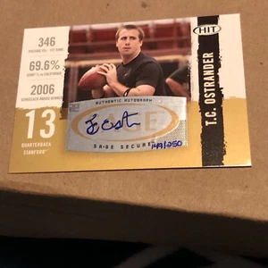 2008 SAGE HIT Autographs Gold #A13 T.C. Ostrander /250 - Picture 1 of 5