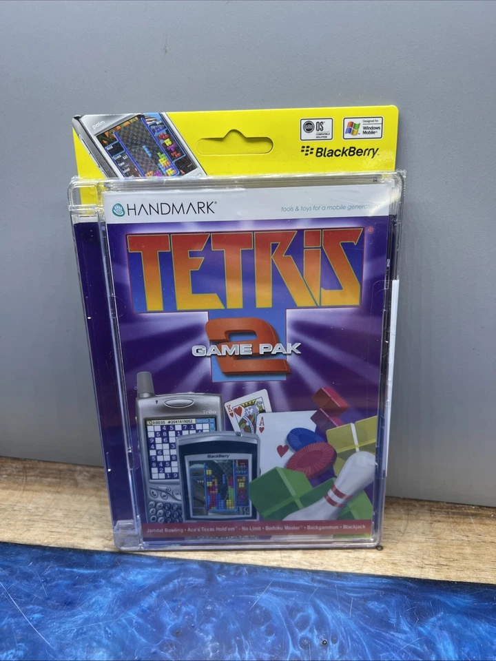 Vintage Tetris Game Pak 2 BlackBerry OS Devices & Windows Mobile Pocket PCs New - Image 1 of 4