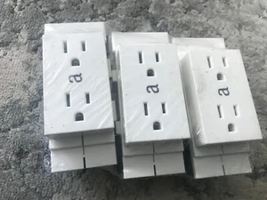 6 NEW Herman Miller FT155.choice of A B C or D Duplex Receptacle Outlet - Picture 1 of 5