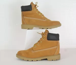 TIMBERLAND Wheat Nubuck Classic 6" Inch Waterproof Boots 10960 Junior Size 5.5 - Picture 1 of 12