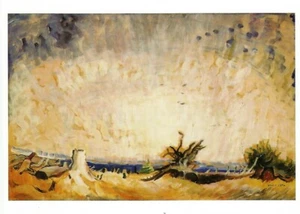 Postcard Emily Carr Stumps and Sky c1934 MINT Unused - Picture 1 of 1