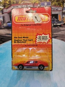 Vintage Matchbox 1983 Ferrari 308 Red #70 Diecast Sports Car on Original Card  - Picture 1 of 12