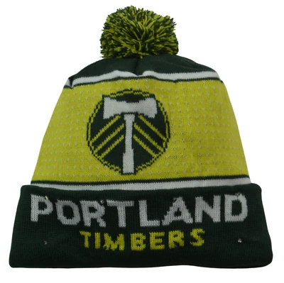 Portland Timbers MLS Soccer / Futbol  LED Lights Pom Pom Winter Knit Hat Beanie - Image 1 of 3