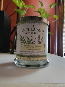 Aroma Naturals - Meditation - 100% Natural Soy Essential Oil Candle 