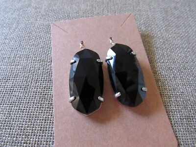 Kendra Scott Esme Black Silver plated Earrings - Изображение 1 из 3