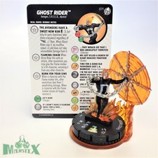 Heroclix Captain America and The Avengers set Ghost Rider #071 Chase fig w/card!
