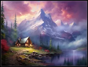 Mountain Cabin 5 - Patrones de punto de cruz contados - Símbolos de color y algodón - Imagen 1 de 2