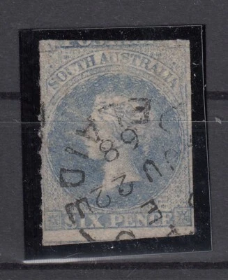 PV23780/ BRITISH SOUTH AUSTRALIA – SG # 10 USED – CV 255 $ - Image 1 of 2