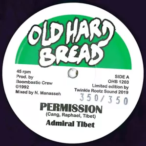 12" ADMIRAL TIBET Permission OHB1203 Old Hard Bread ITALY Vinyl - Picture 1 of 1