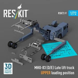 MHU-83 (D/E) Carrello elevatore tardivo Posizione di carico superiore Scala 1:72 ResKit RSK72-0009 - Foto 1 di 1