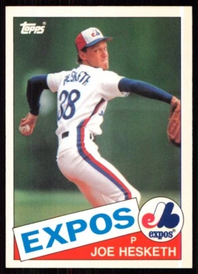 1985 Topps Traded Joe Hesketh Montreal Expos #52T - Image 1 of 2
