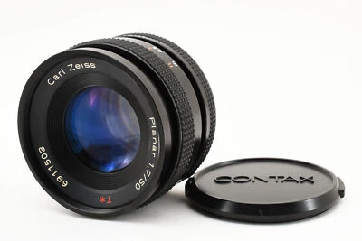 [Exc+5] Contax Carl Zeiss Planar T* 50mm F/1.7 Lens CY Mount MMJ From JAPAN - Image 1 of 4