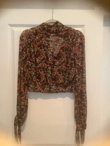 Free People geblümte Bluse/Top Damen Gr. Small Tunika - Bild 1 von 2