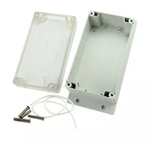 158x90x65 mm Klar Wasserdicht Kunststoff Elektronik Projekt Box Gehäuse Abdeckung Case - Bild 1 von 5
