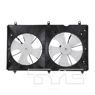 Radiador duplo e ventilador condensador compatível com Honda Accord TYC 2003-2007 - Imagem 1 de 4