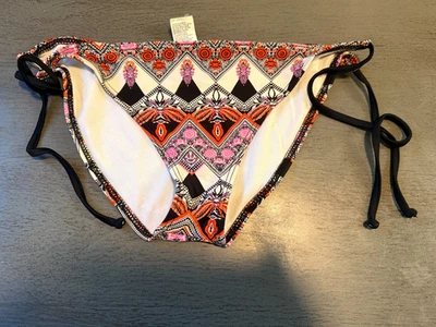 colorful side tie GUESS  swimsuit bikini bottom size mediu - Image 1 of 2