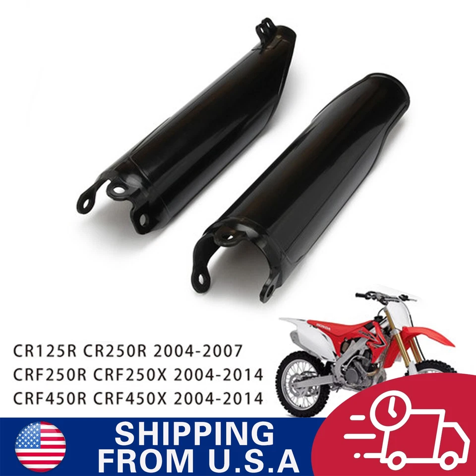 Protector de horquilla para CRF250R CRF250X CRF450R CRF450X 2004-2014 CR125R CR250R 2004-2007 Foto 1 de 4