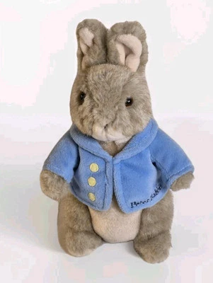 2004 Gund Peter Rabbit 10" Blue Sweater Beatrix Potter Plush Stuffed Animal Vtg  - Image 1 of 4