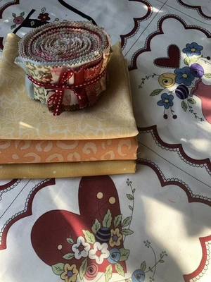 Moda Fabrics Lot & Jelly Roll Quilting  - Image 1 of 4