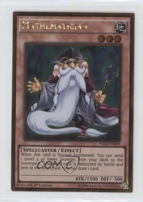 Mathematician 1st Ed. YuGiOh Premium Gold: Return of the Gold #PGL2-EN039 - Image 1 of 2