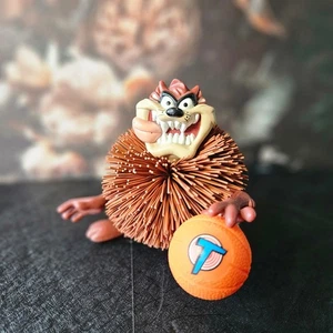 Vintage Space Jam Taz Tazmanian Devil Koosh con basket Looney Tunes - 1996 - Foto 1 di 8