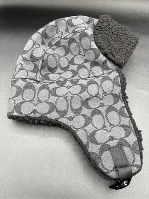 Coach Flannel Trapper Snow Winter Hat NWT - Image 1 of 4