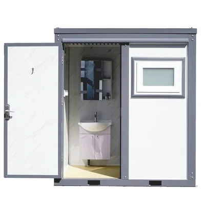 Bastone Portable Shower & Changing Room w/ Rain Shower, Sink & Fan - Image 1 of 4