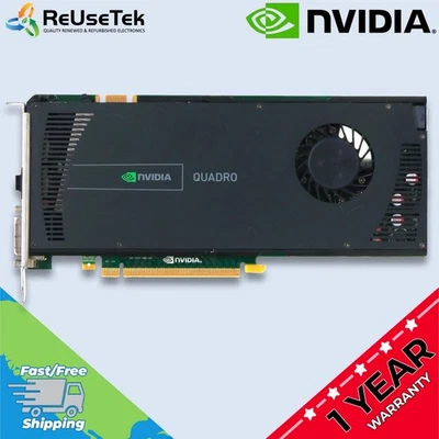 HP NVIDIA Quadro 4000 2GB GDDR5 Graphics Card GPU (699-52007-05500-210) - Image 1 of 4