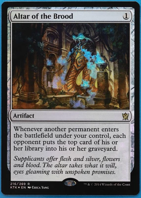 Altar of the Brood FOIL Khans of Tarkir NM Artifact Rare CARD (507290) ABUGames - Image 1 of 2