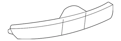 Lámpara marcadora lateral original Ford 7A1Z-15A201-C Foto 1 de 4