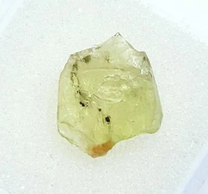 Piedra preciosa suelta certificada de peridoto natural áspera de 3,75 quilates con regalo gratis - Imagen 1 de 6