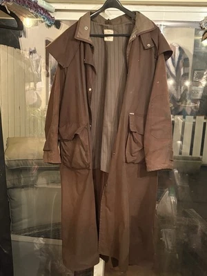 Chaqueta de montar DRIZA-BONE grande marrón auténtica ropa exterior australiana piel aceitosa Foto 1 de 4
