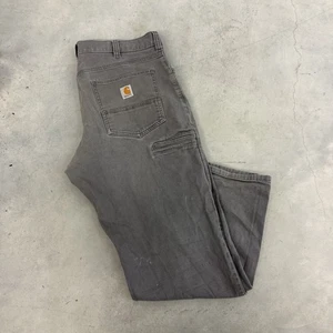 Vintage Carhartt Workwear Outdoor Gray Carpenter Relaxed Fit Pants Mens Sz 36x30 - Picture 1 of 7