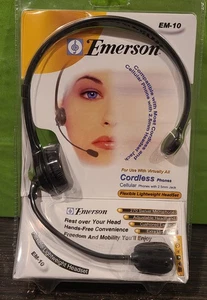 Emerson EM-10 Hands Free Headset For Cordless and Cellular Phones - Picture 1 of 6