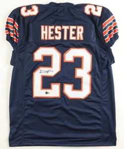 Devin Hester Signed Chicago Bears Custom Jersey XL (Beckett) Everything Sewn On! - Picture 1 of 3
