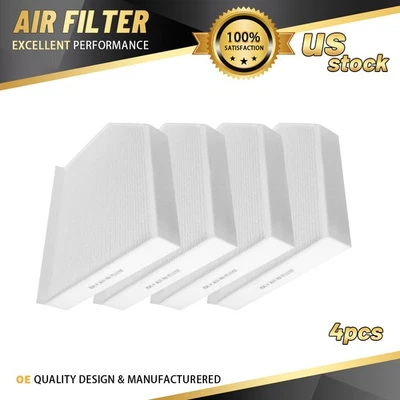 4Pcs Cabin AC Air FIlter For Audi A4 A5 Quattro Allroad Q5 S4 S5 Porsche Macan - Image 1 of 4
