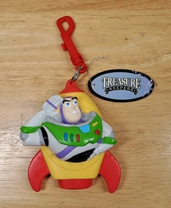 Disney Pixar 90s Applause Treasure Keepers Buzz Lightyear Keychain Coin Holder - Picture 1 of 7