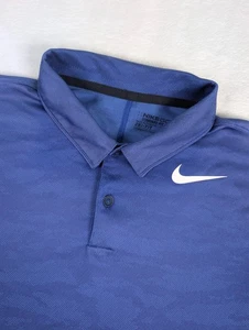 Camisa Polo Nike Golf Dri Fit Para Hombre Pequeña Azul Camuflada Ajuste Estándar Rendimiento - Imagen 1 de 8