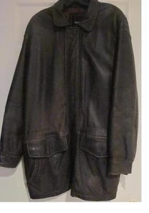 Abrigo/chaqueta de cuero marrón para hombre ANDREW MARC MEDIANO - Imagen 1 de 1