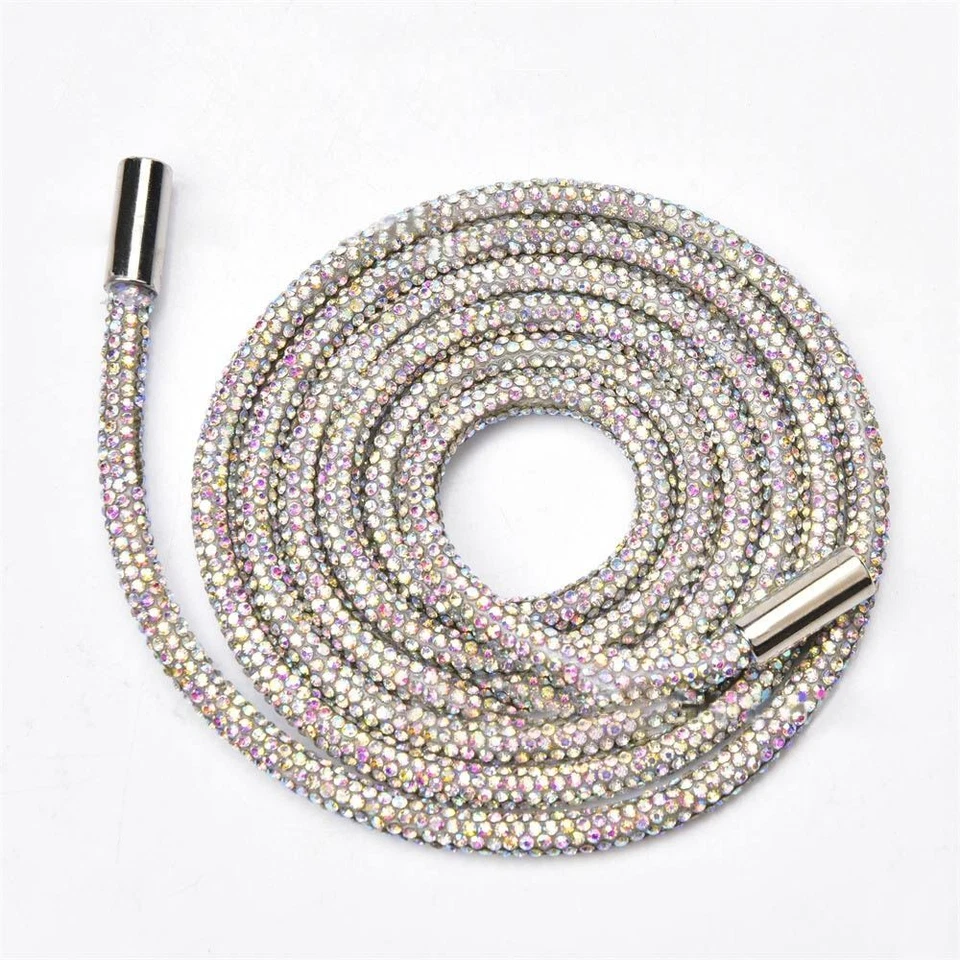 Strap Diamond Rope Rhinestone Drawstring Bright Crystal String Shiny Round Cord - Image 1 of 4