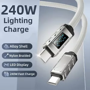 Typ C auf Typ C Kabel USB C Schnell Ladekabel für iPhone 15 16 Pro Max Plus 16e - Bild 1 von 11